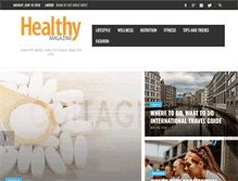 Tablet Screenshot of healthy-magazines.com